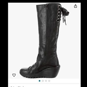 New black fly London boots